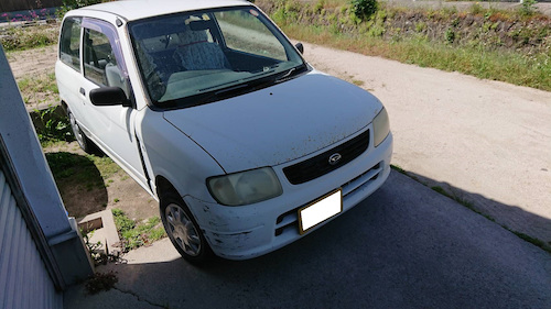 ダイハツミラ平成14年式(2002年式)鳥取県西伯郡 日吉津村の買取実績2023/10/20画像1