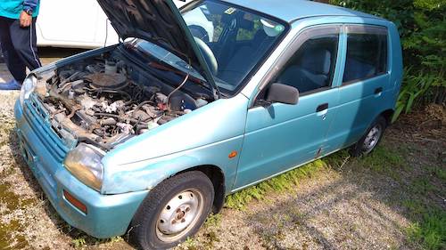 スズキアルト平成7年式(1995年式)鳥取県倉吉市の買取実績2023/11/20画像1