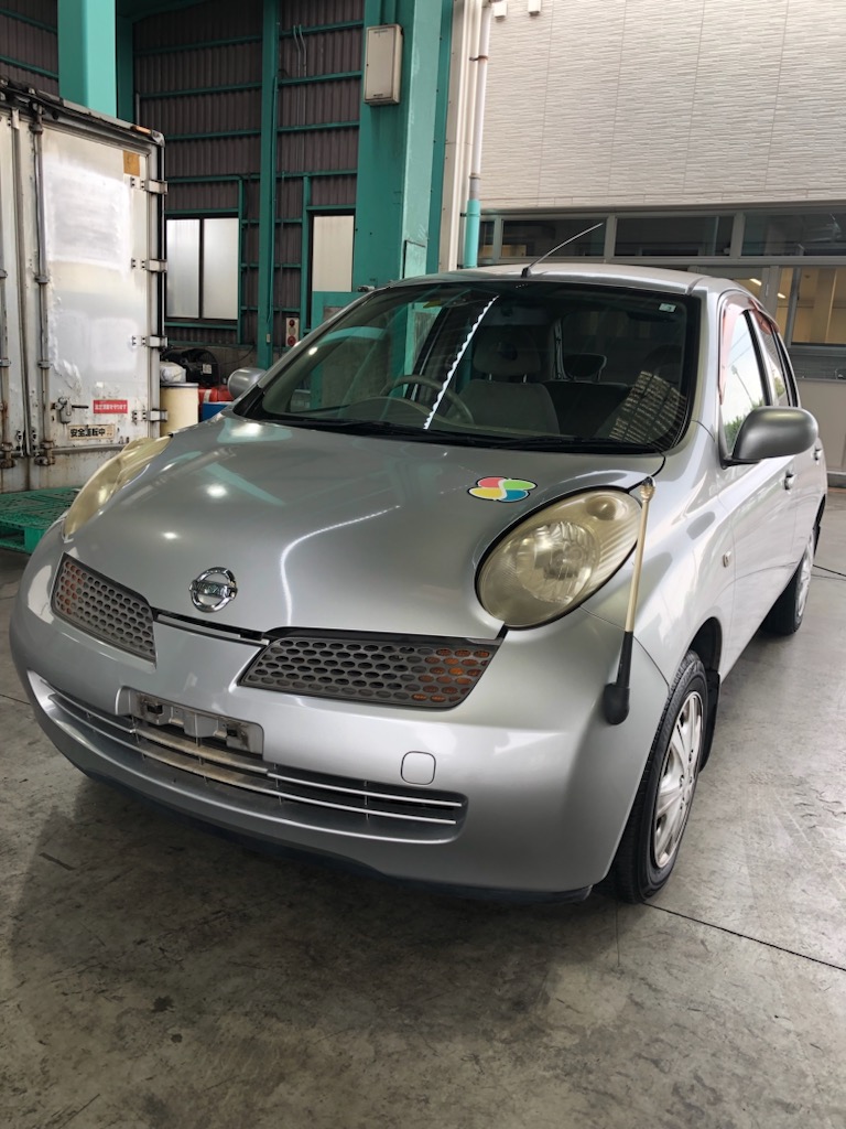 ニッサンマーチ平成16年式(2004年式)広島県福山市の買取実績2024/08/19画像1