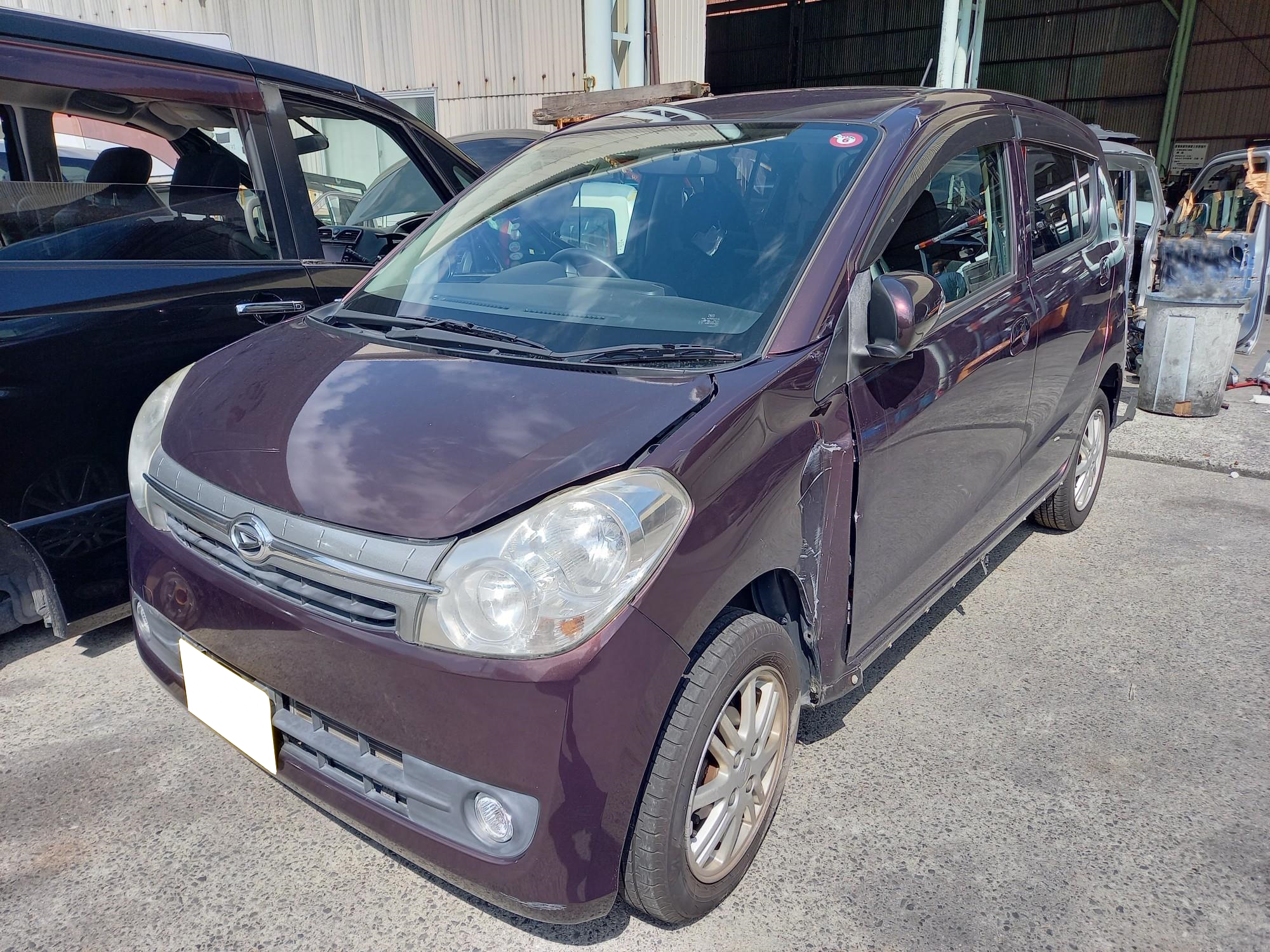 ダイハツミラ平成22年式(2010年式)愛媛県今治市の買取実績2024/12/20画像1