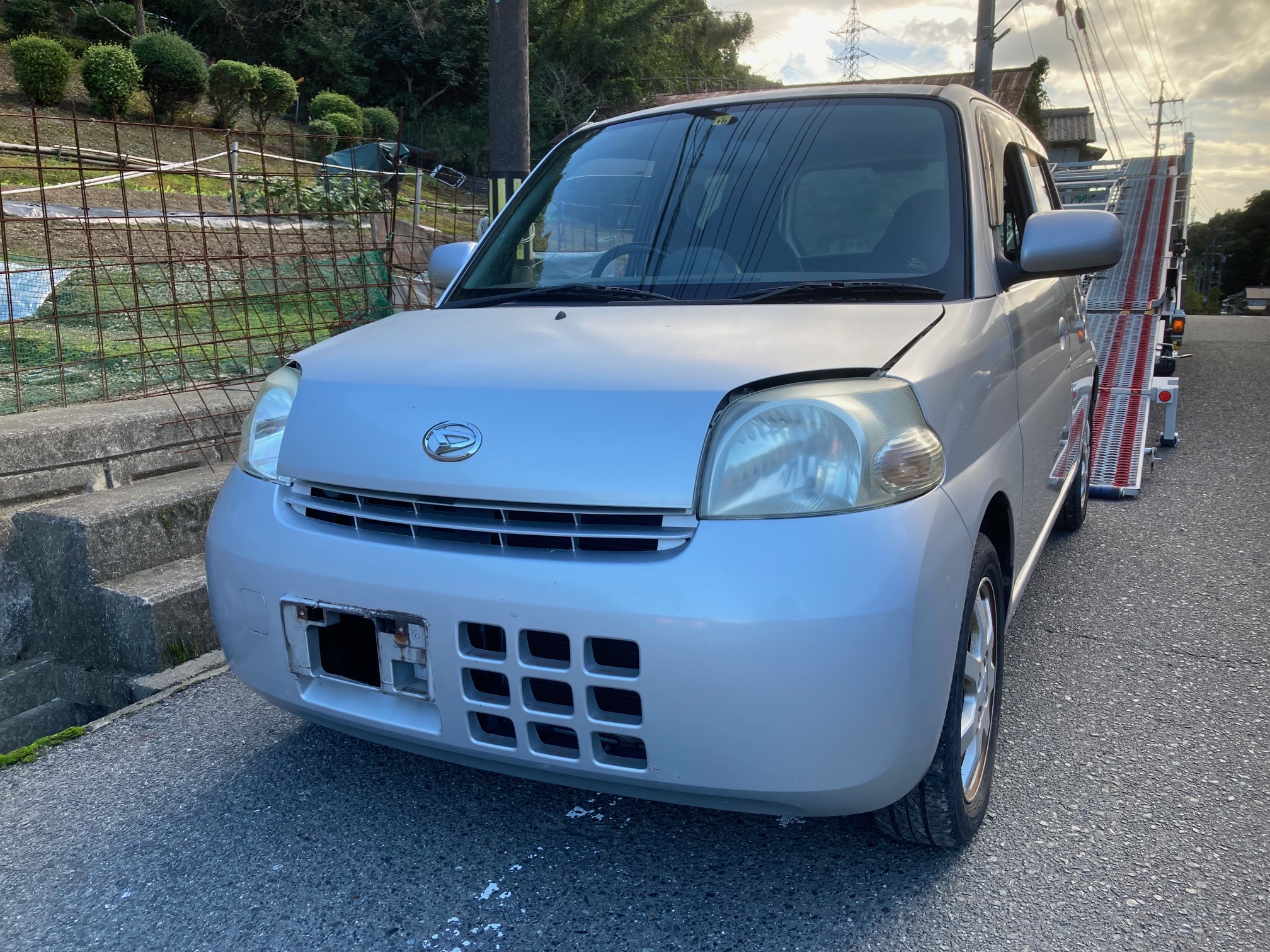 ダイハツエッセ平成19年式(2007年式)広島県福山市の買取実績2025/03/05画像1