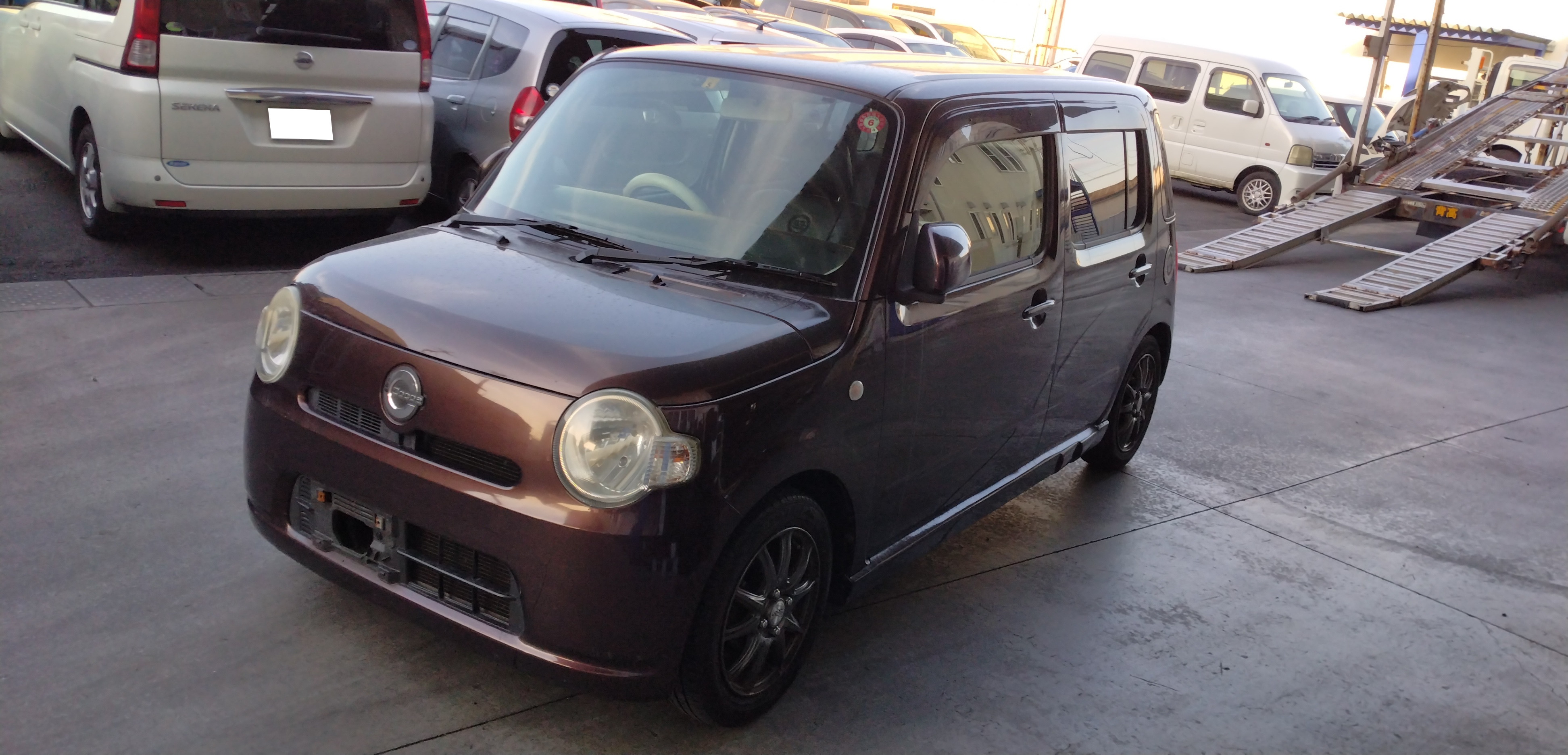 ダイハツミラココア平成24年式(2012年式)山口県防府市の買取実績2025/07/09画像1