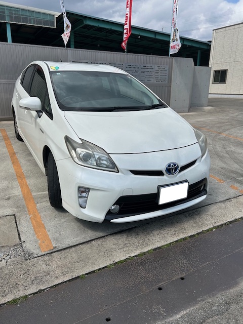 トヨタプリウス平成24年式(2012年式)広島県尾道市の買取実績2025/09/12画像1