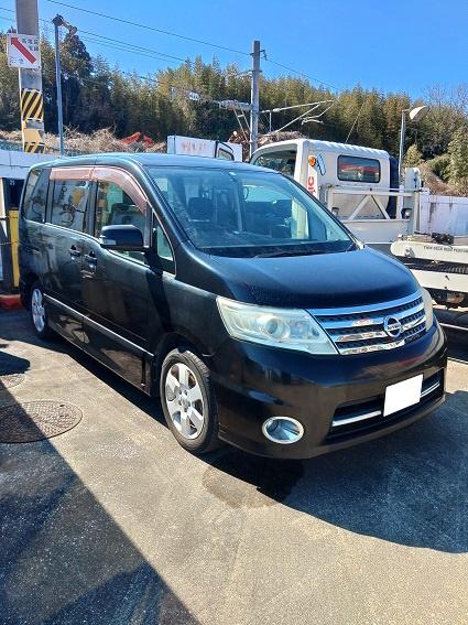 ニッサンセレナ平成21年式(2009年式)大分県宇佐市の買取実績2025/07/09画像1