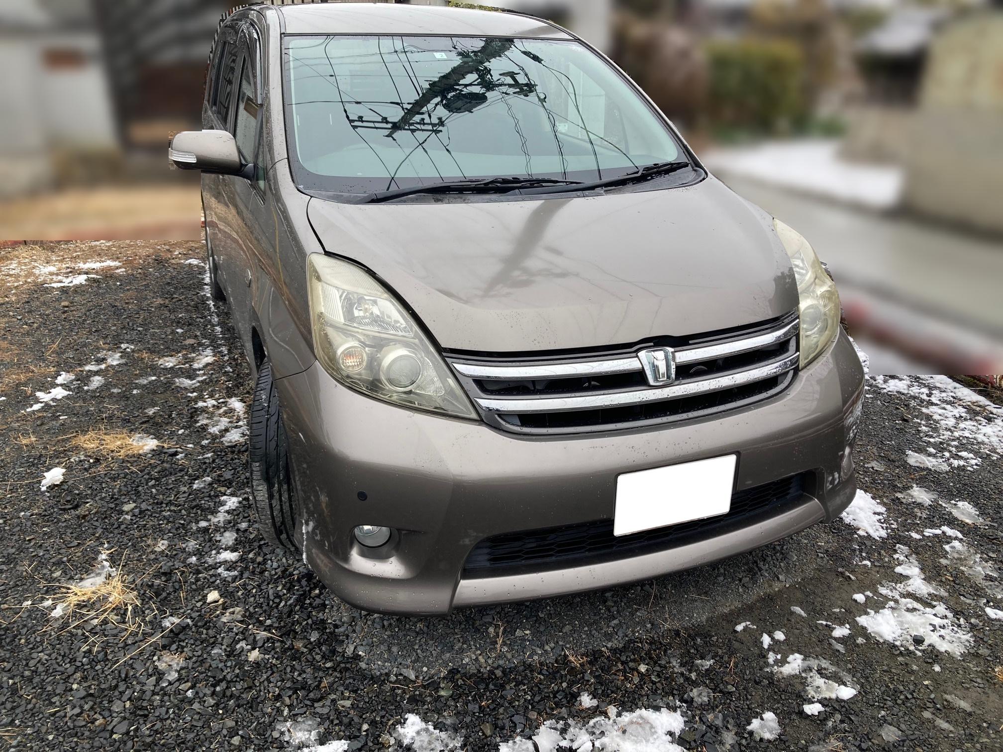 トヨタアイシス平成21年式(2009年式)広島県の買取実績2025/07/09画像1