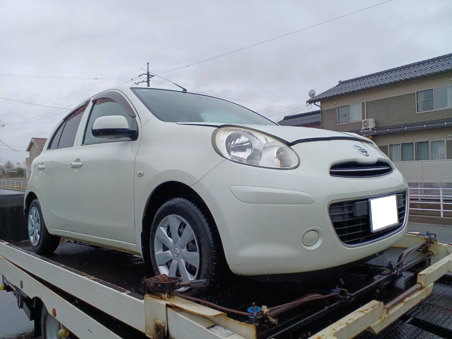 ニッサンマーチ平成24年式(2012年式)鳥取県東伯郡 琴浦町の買取実績2025/09/12画像1