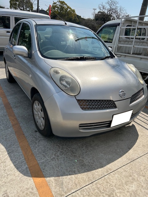 ニッサンマーチ平成14年式(2002年式)広島県福山市の買取実績2025/09/12画像1