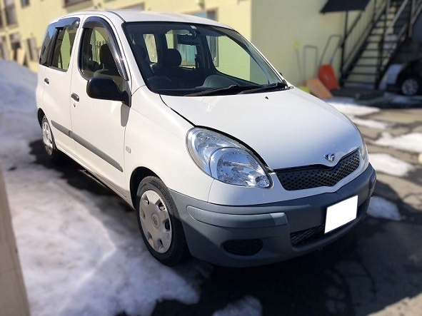 トヨタファンカーゴ平成15年式(2003年式)北海道旭川市の買取実績2025/09/12画像1