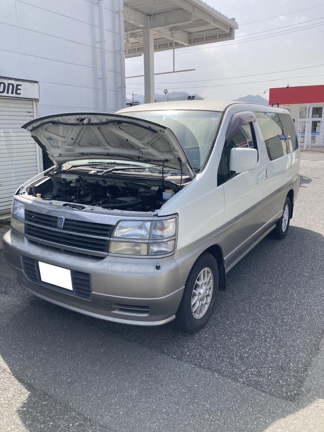 ニッサンエルグランド平成10年式(1998年式)鳥取県鳥取市の買取実績2025/09/12画像1