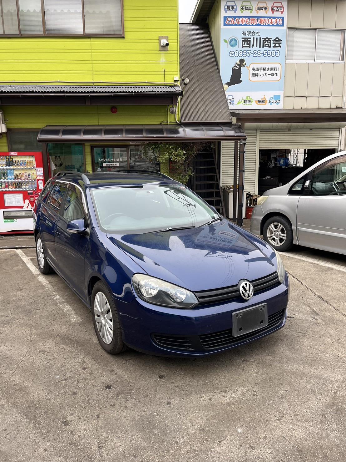 フォルクスワーゲンゴルフ平成22年式(2010年式)鳥取県鳥取市の買取実績2025/09/12画像1