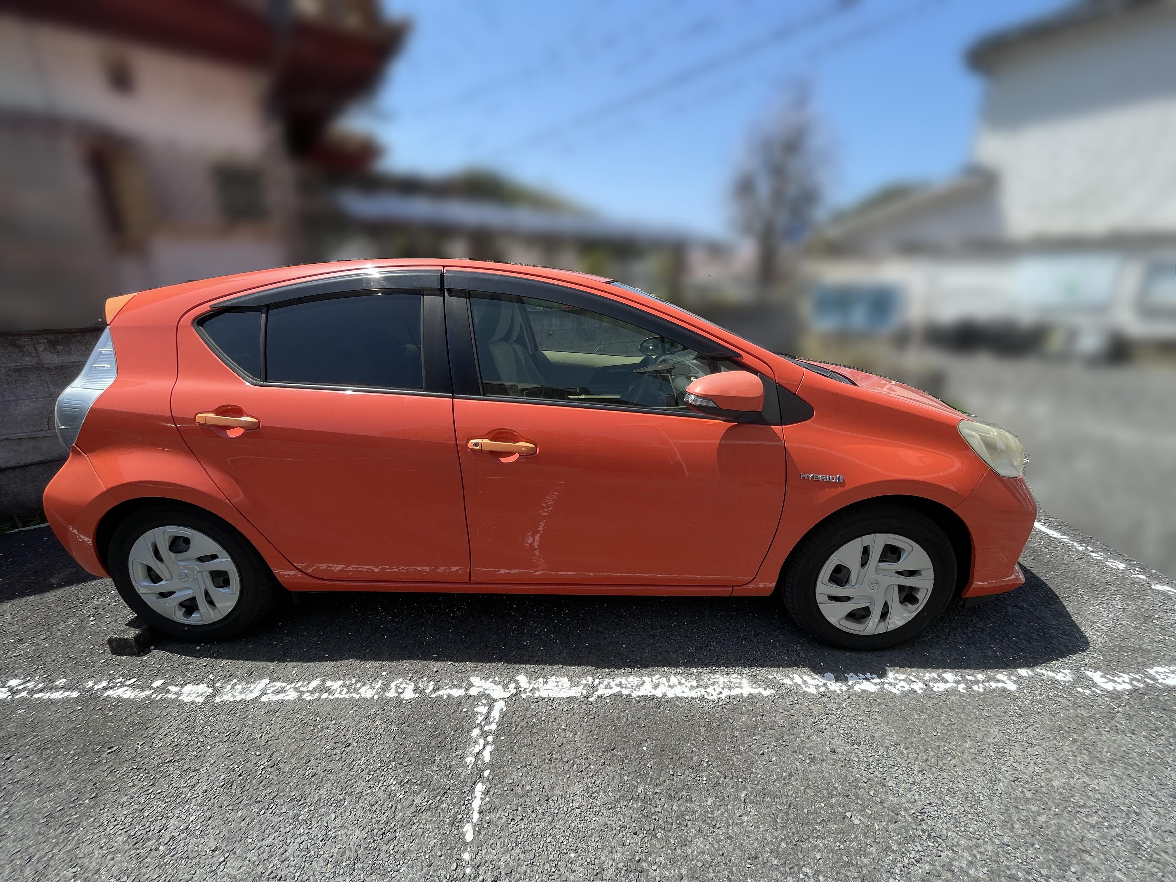 トヨタアクア平成24年式(2012年式)長崎県西彼杵郡 長与町の買取実績2025/10/22画像1