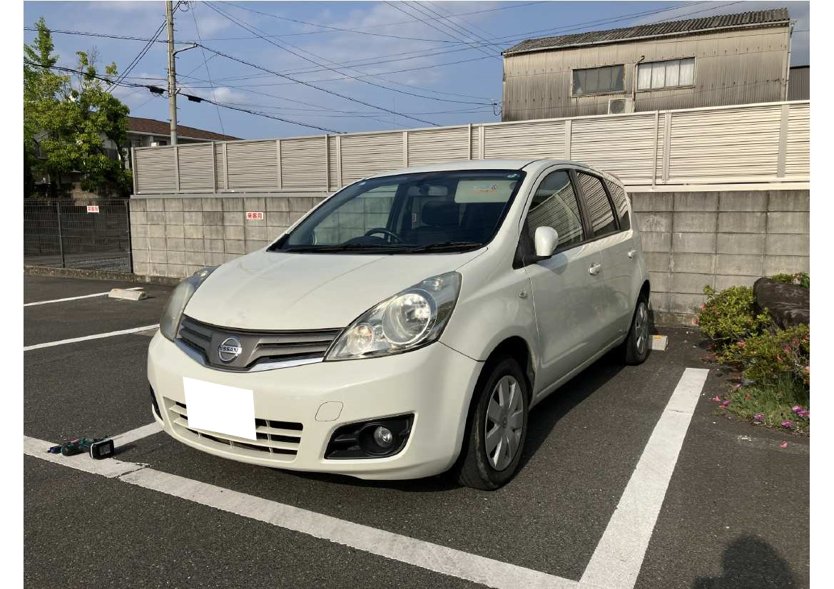 ニッサンノート平成21年式(2009年式)岡山県岡山市の買取実績2025/10/27画像1