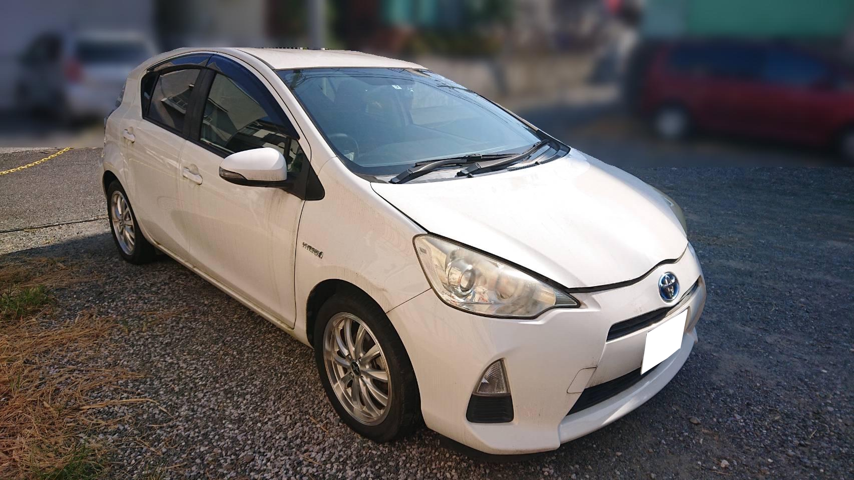 トヨタアクア平成25年式(2013年式)東京都小平市の買取実績2026/01/15画像1