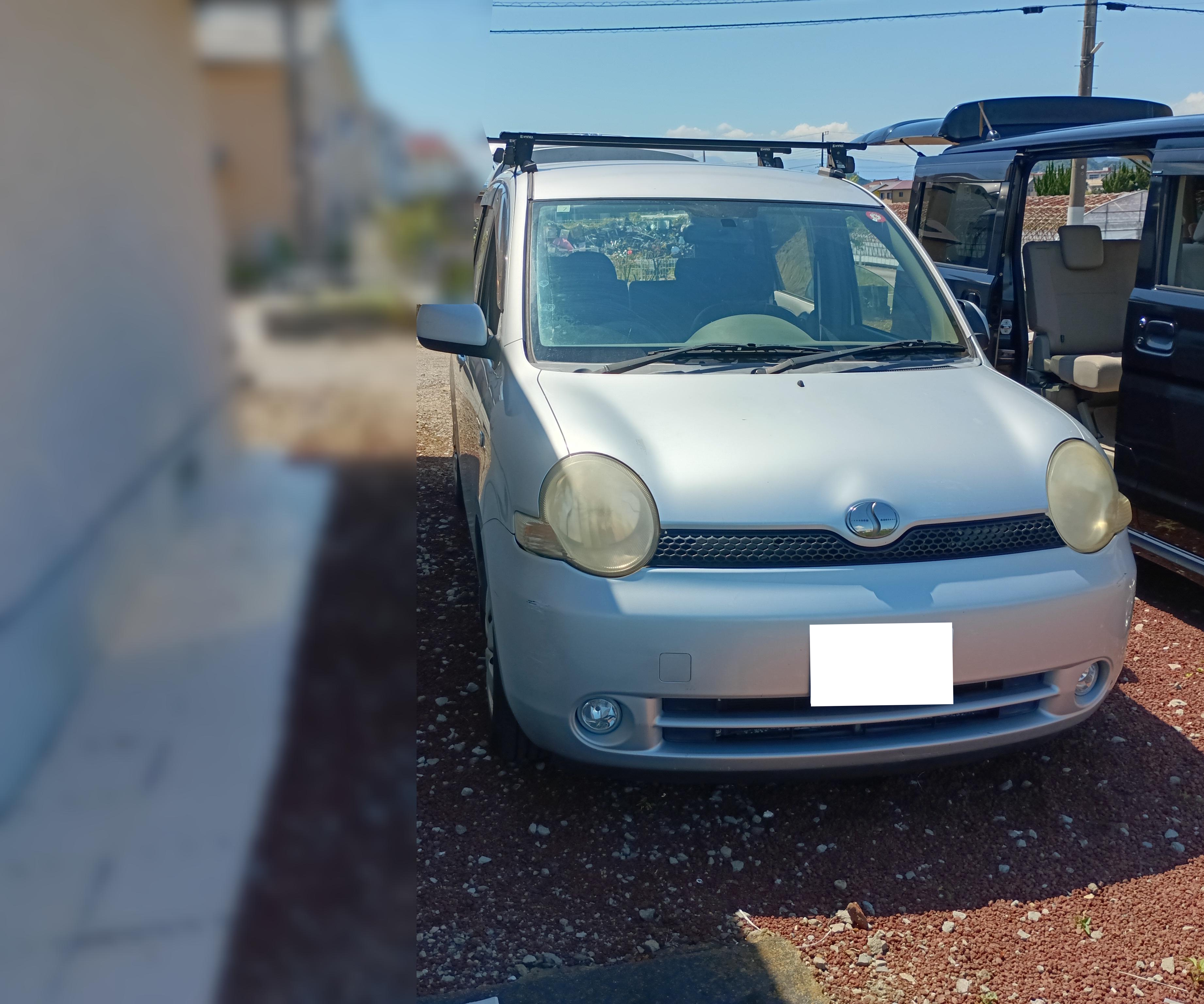 トヨタシエンタ平成16年式(2004年式)静岡県三島市の買取実績2026/01/15画像1