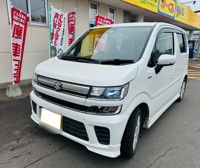 スズキワゴンＲ平成30年式(2018年式)北海道厚岸郡 厚岸町の買取実績2025/11/10画像1