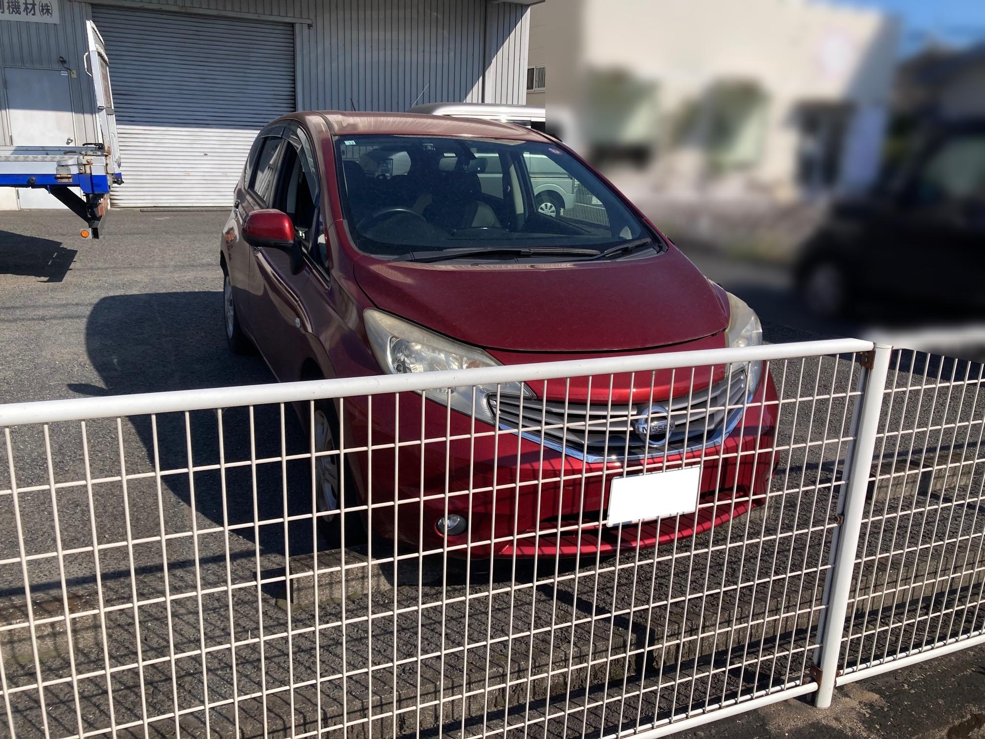 ニッサンノート平成24年式(2012年式)広島県福山市の買取実績2026/01/15画像1