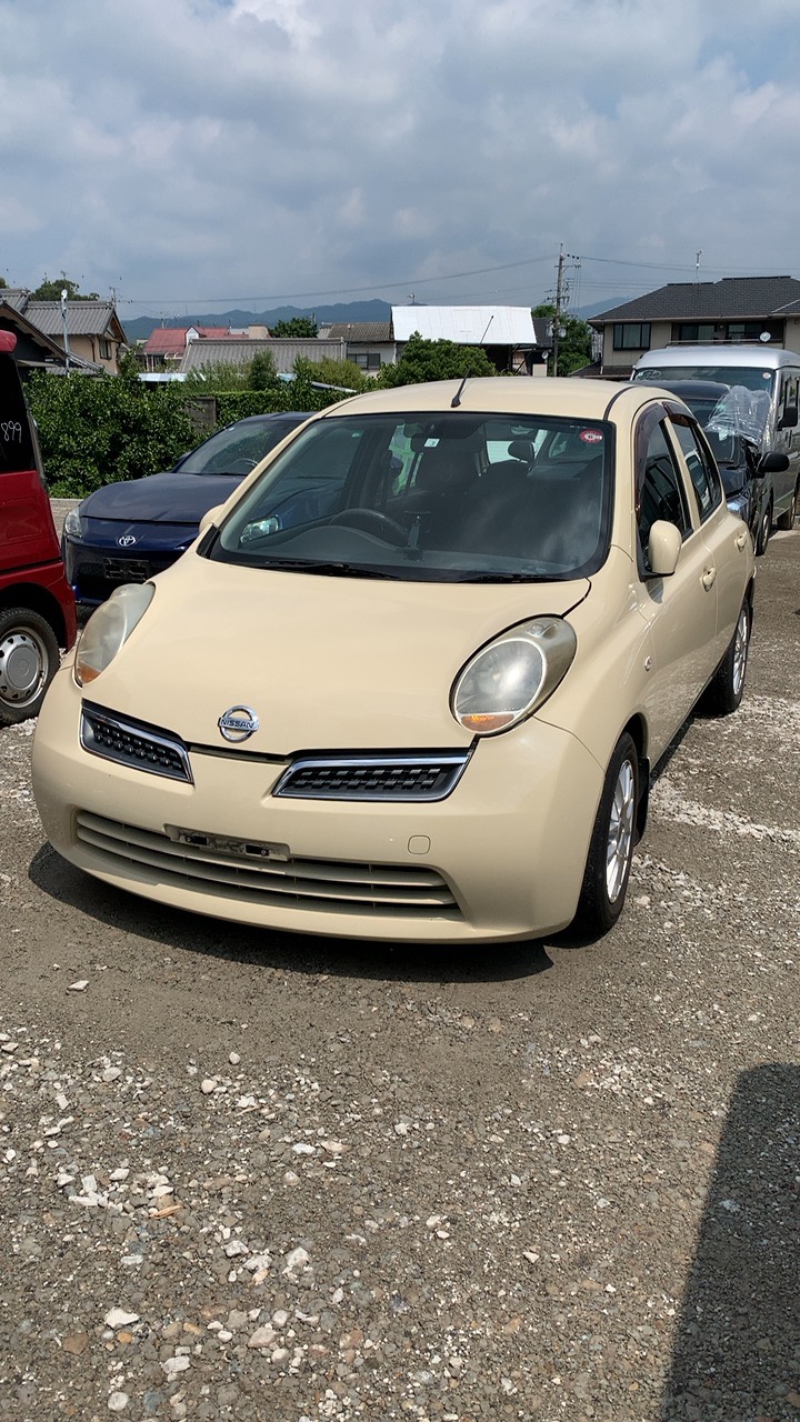 ニッサンマーチ平成20年式(2008年式)愛知県新城市の買取実績2026/01/15画像1