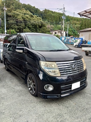 ニッサンエルグランド平成18年式(2006年式)大分県別府市の買取実績2026/01/23画像1