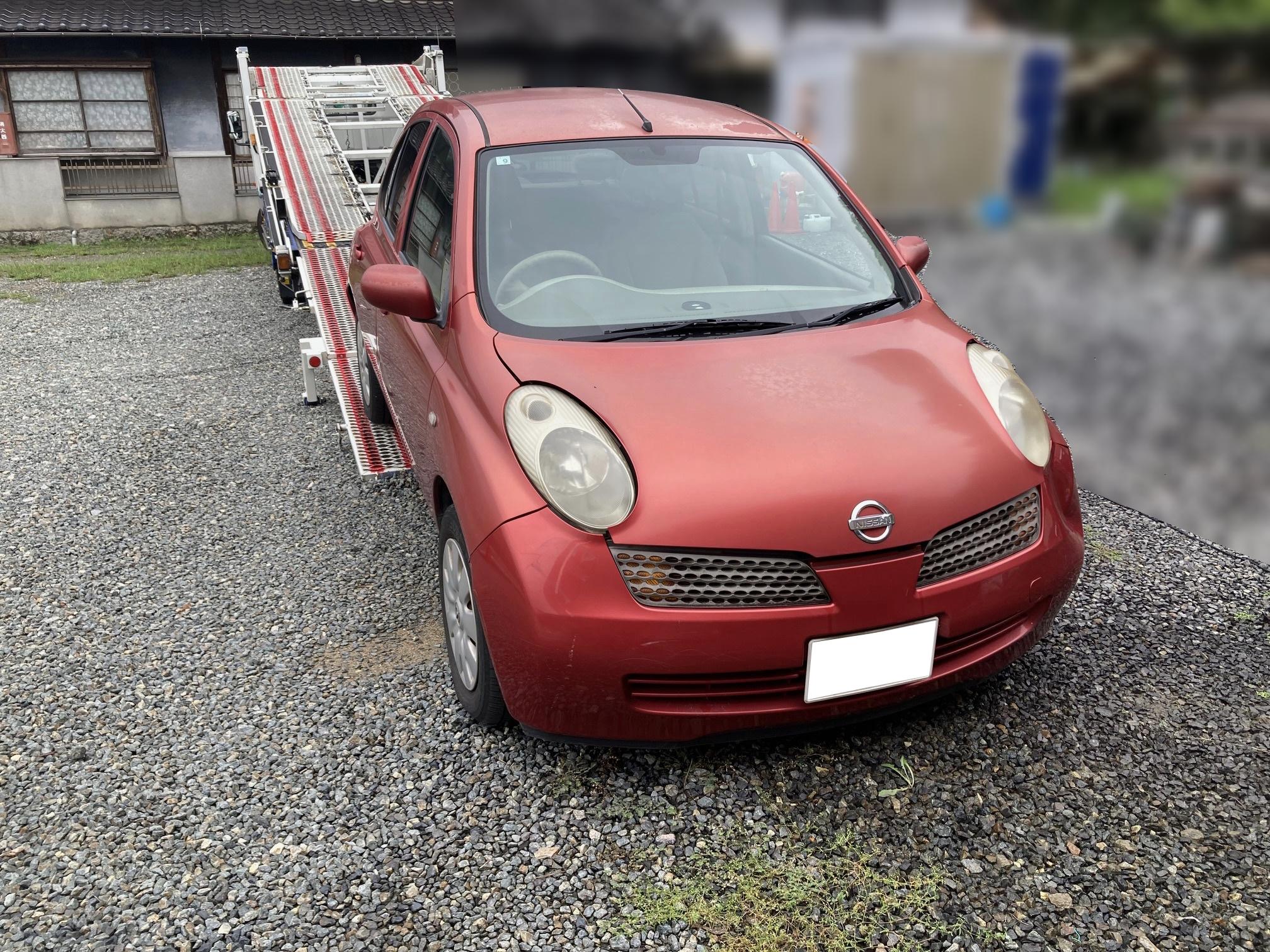 ニッサンマーチ平成16年式(2004年式)広島県福山市の買取実績2026/01/23画像1