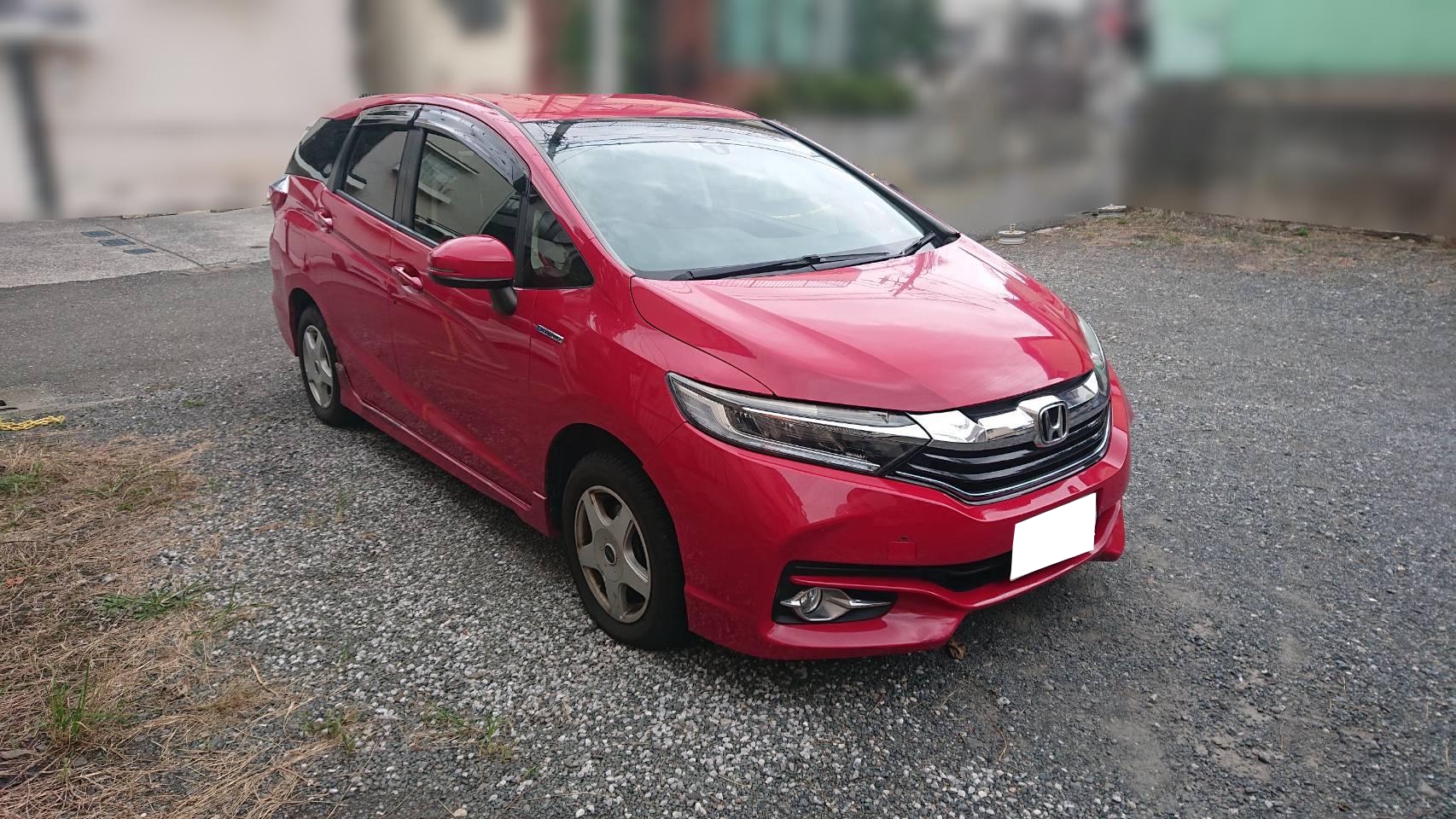 ホンダシャトルハイブリッド平成28年式(2016年式)東京都町田市の買取実績2026/01/28画像1