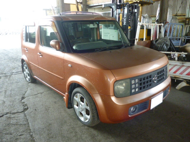 ニッサンキューブ平成15年式(2003年式)滋賀県蒲生郡 日野町の買取実績2026/01/28画像1