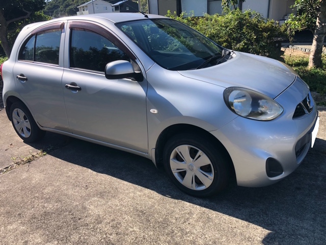 ニッサンマーチ平成26年式(2014年式)徳島県阿南市の買取実績2026/01/28画像1