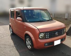 ニッサンキューブ平成14年式(2002年式)大分県大分市の買取実績2026/02/12画像1