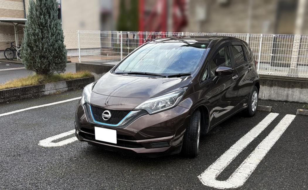ニッサンノートｅパワー平成30年式(2018年式)京都府舞鶴市の買取実績2026/02/05画像1