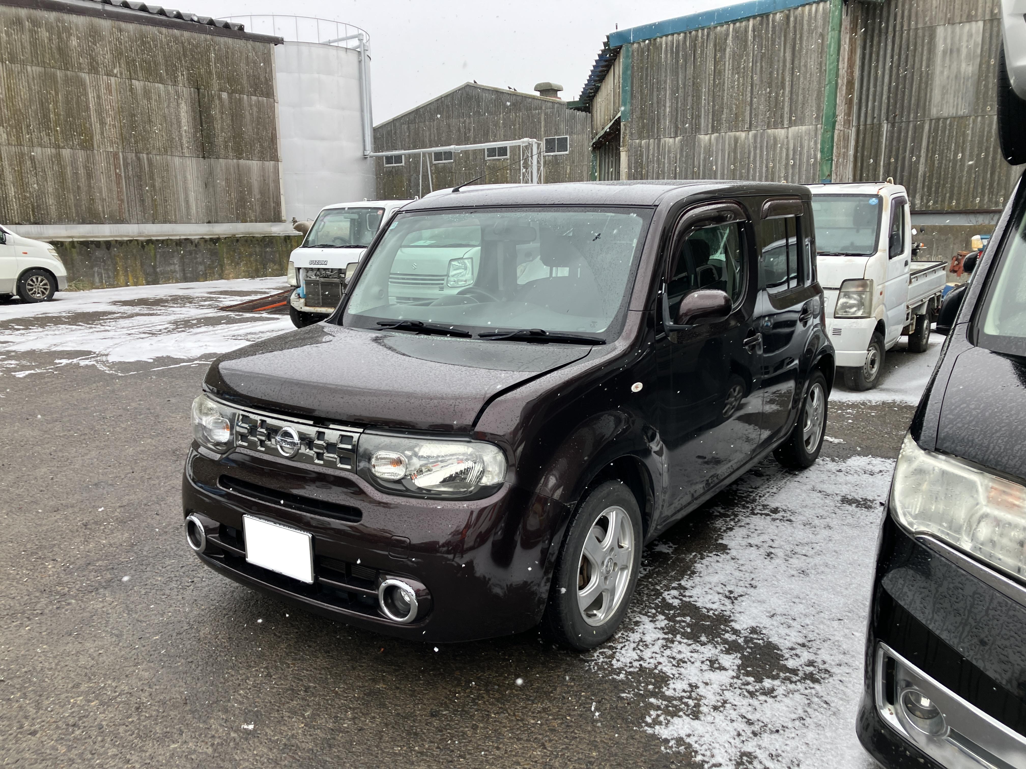 ニッサンキューブ平成24年式(2012年式)青森県上北郡 おいらせ町の買取実績2026/03/10画像1