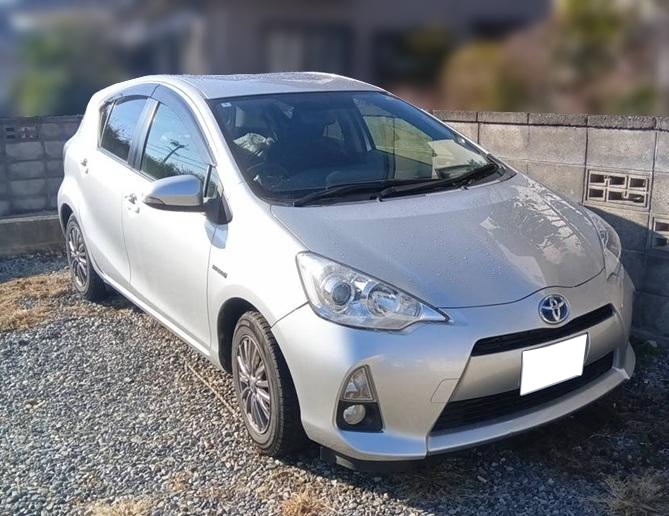 トヨタアクア平成24年式(2012年式)長野県松本市の買取実績2026/03/10画像1