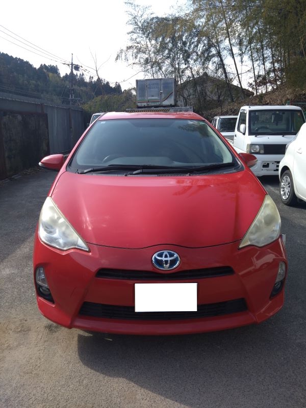 トヨタアクア平成25年式(2013年式)大分県日田市の買取実績2026/03/10画像1