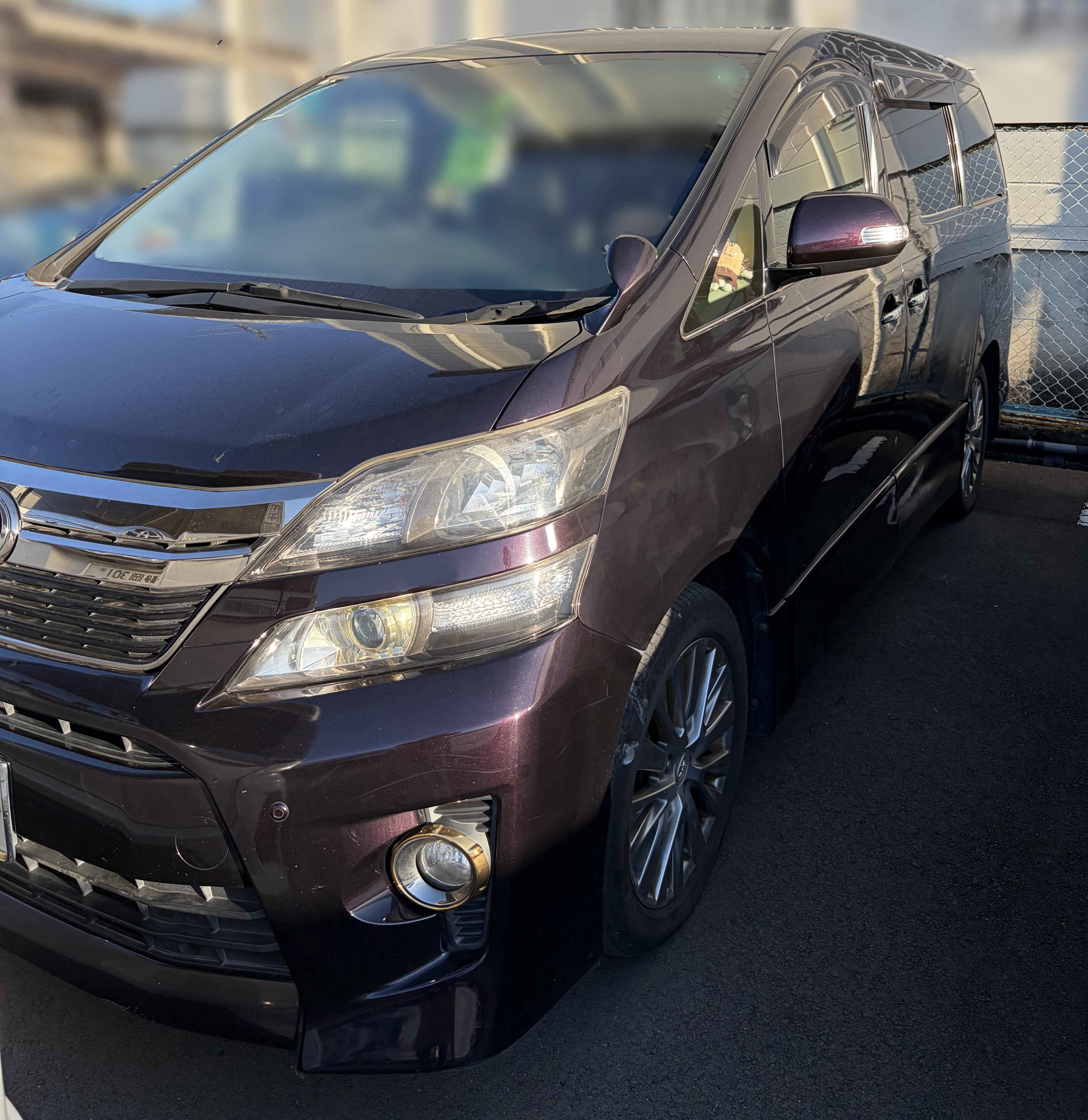 トヨタヴェルファイア平成25年式(2013年式)静岡県静岡市の買取実績2026/03/27画像1