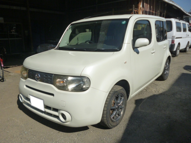 ニッサンキューブ平成23年式(2011年式)滋賀県米原市の買取実績2026/03/27画像1