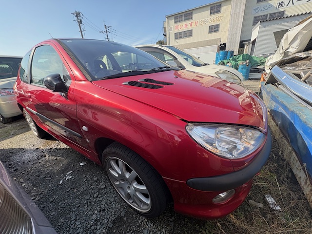 プジョープジョー・２０６平成15年式(2003年式)熊本県菊池郡 菊陽町の買取実績2026/03/27画像1