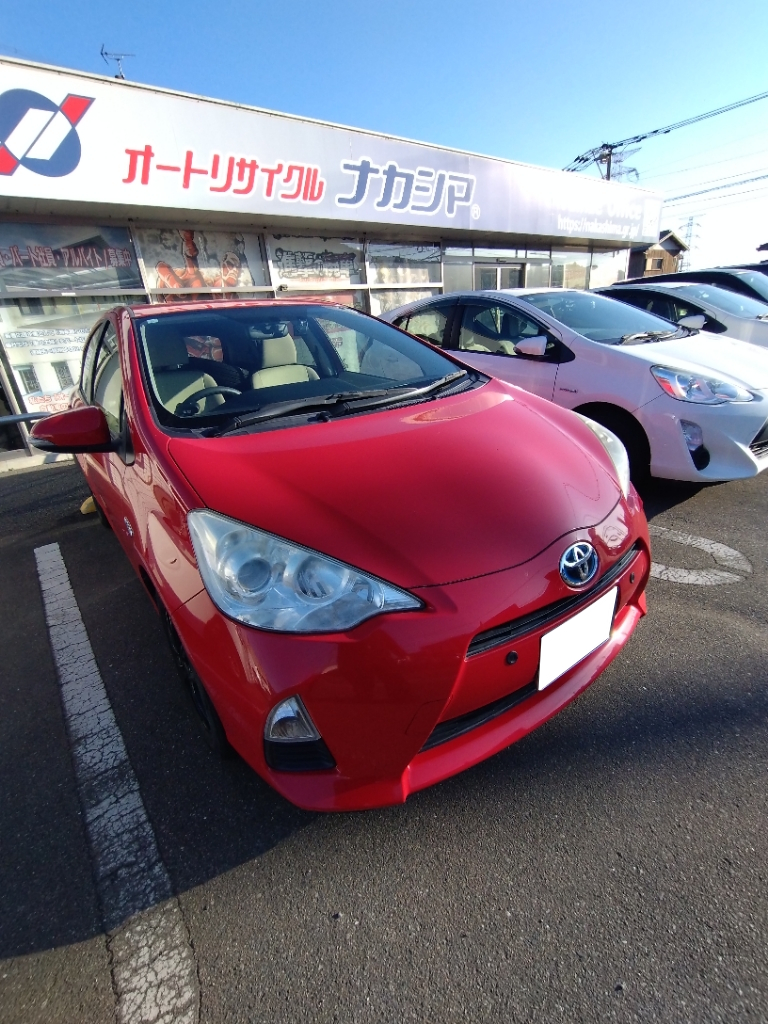 トヨタアクア平成25年式(2013年式)福岡県筑紫野市の買取実績2026/03/27画像1